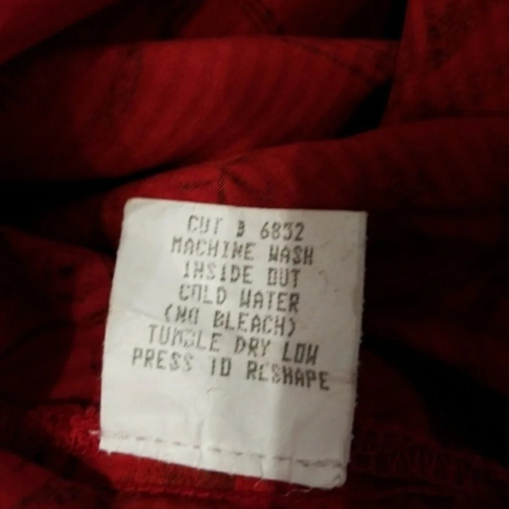 David Dart Red Print Vintage Fashionista Shirt Speeve Shirtdress D - Picture 8 of 10